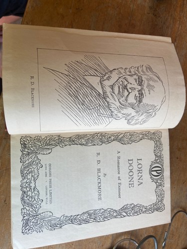 Vintage book lorna doone - vintage,