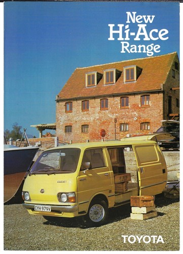Toyota ace 1980 - hi-ace, 1980-1983