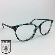 SPECSAVERS eyeglasses TEAL PATTERN CATS EYE frame MOD: 25672633