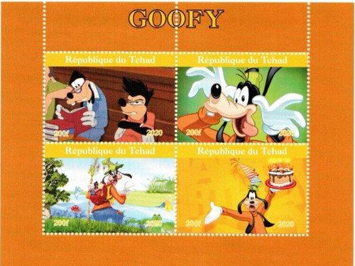 Goofy walt disney 2020 mnh - goofy,