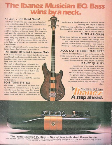 Vtg 70s ibanez musician - 70s, eq