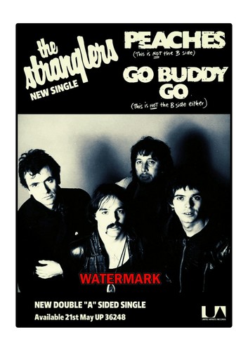 The stranglers poster print - stranglers,