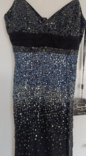 Evening prom black blue silver - prom,
