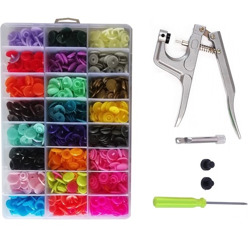 Plastic snaps buttons - t5,