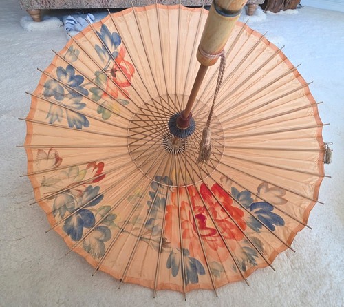 Parasol vintage bamboo - parasol,