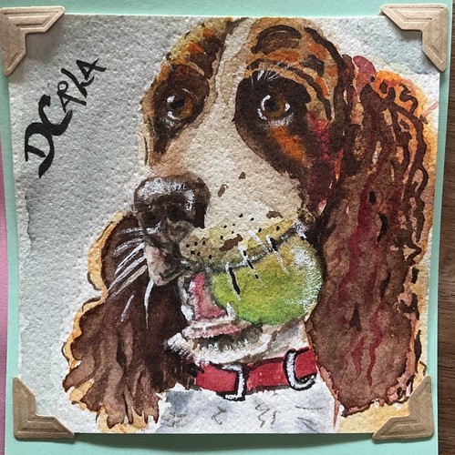 Original mini watercolour - original,