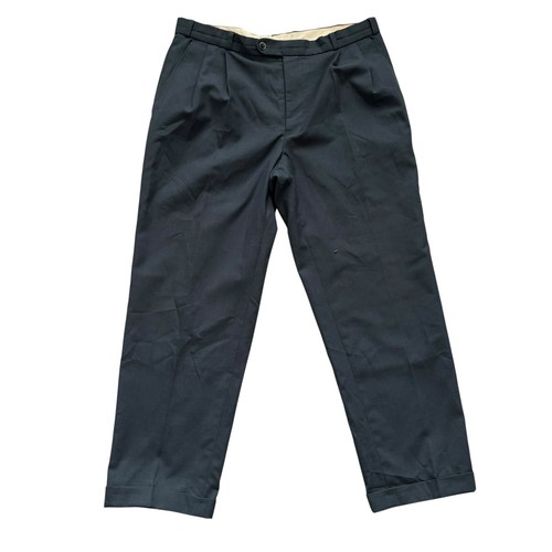 Vintage 80s trousers mens blue - mens,