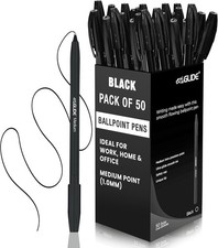 Eziglide ballpoint pens black - ballpoint,