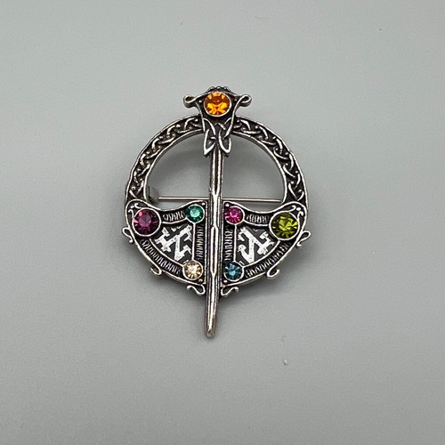 Vintage celtic tara brooch - celtic,