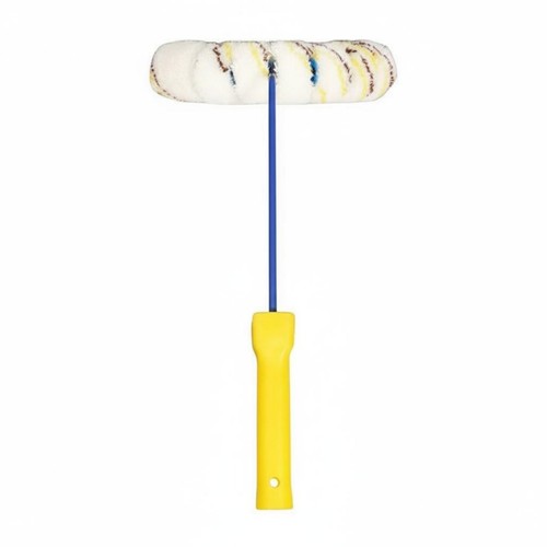 Curved paint roller multi - paint,