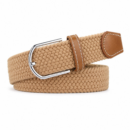 Elastic braided belt - elastic, stretch
