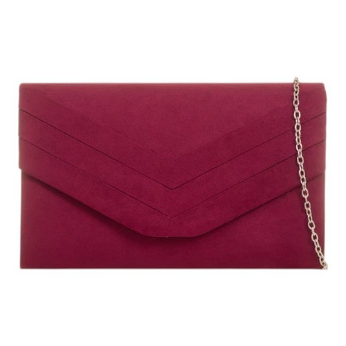Ladies suede envelope clutch - envelope,