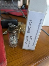 Rare 1 X Mullard CV2493 Valves High Performace E88CC