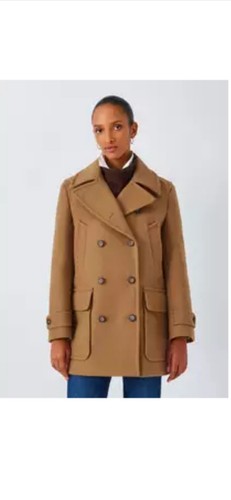 Camel coat peacoat wool john - peacoat,