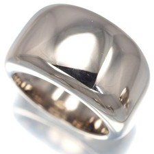 Auth Cartier Ring Nouvelle Vague EU55 18K 750 White Gold