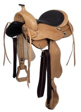 Treeless Western Saddle