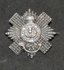 1914 silver 4th 5th Bn Royal Scots Queen's Edinburgh Rifles sweetheart brooch
