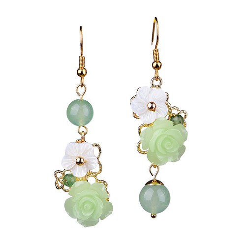 Green natural jade - green,