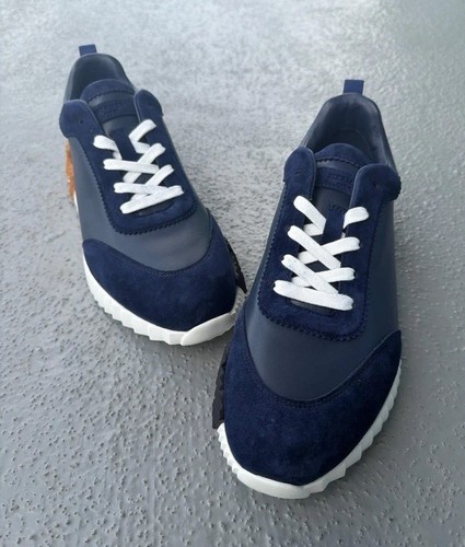 Hermès men navy white - hermÈs, low