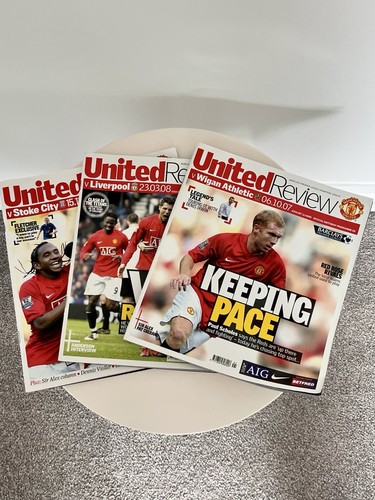 Manchester united programme - manchester,