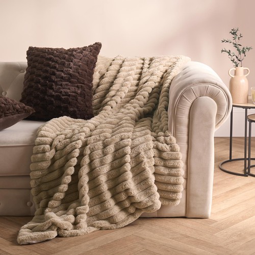 Ohs faux fur - fur, ribbed