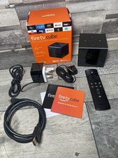 AMAZON 2nd Gen Fire TV Cube 4K Ultra HD Streaming Media Player with Amazon Alexa