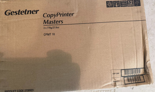 Gestetner copyprinter masters - gestetner,
