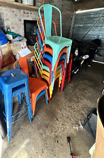 Blue Metal Tolix Style Bar