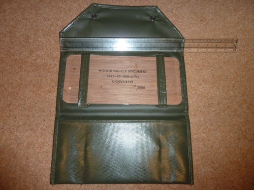 Vehicle document holder - document,