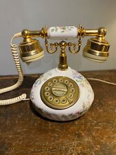 Vintage Late 20th C Aynsley Wild Tudor Dial Collectable Telephone