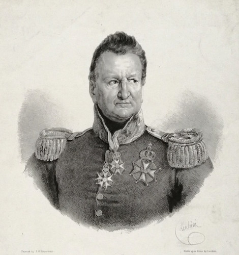 Antique lithograph portrait - lithograph.,