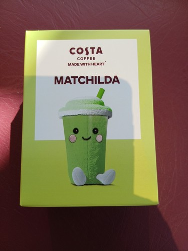 Costa coffee matcha plush - coffee,