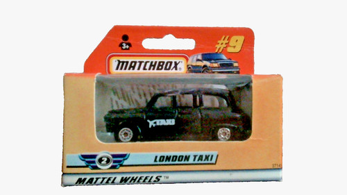 1999 matchbox london taxi - london, taxi,