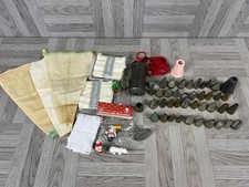 Vintage Icing Kit Bundle - Nozzles, Piping Bags, Decorations, Stamper - Cakes