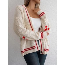 NEW Cardigan Taylor Swift Folklore Knitted Cozy Lazy Autumn Hot