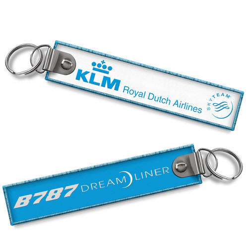 Klm b787 dreamliner woven - dreamliner,