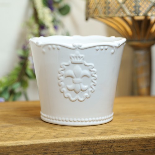 White ceramic fleur - ceramic, de
