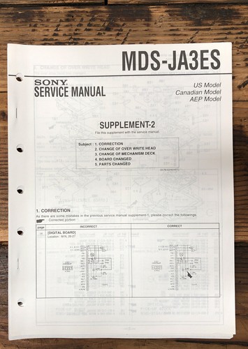Sony mds ja3es minidisc - sony,