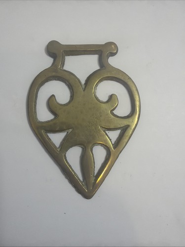Antique cast horse brass an - brass,