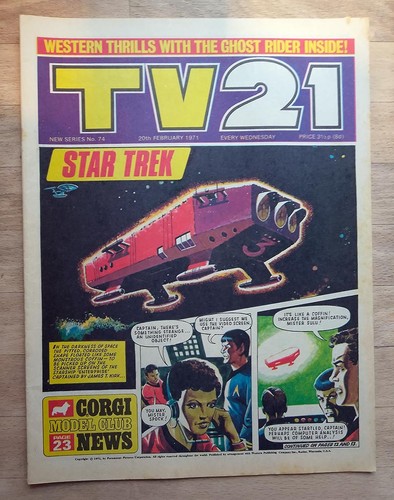 Tv21 comic from 1971 - #74,