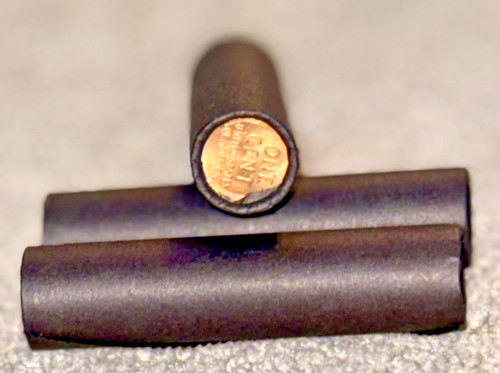 Black wheat penny roll lincoln - wheat,