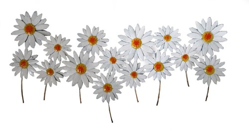Daisy bunch daisies metal - of,