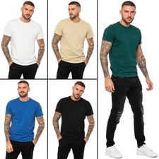Enzo Mens T Shirts Plain