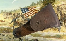 Vintage  leather pistol case