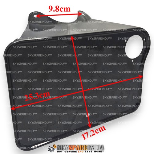 Rear number plate steel - number,