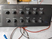 Marine  Switch circuit breaker panel , 12V, Boat / Yacht / Caravan