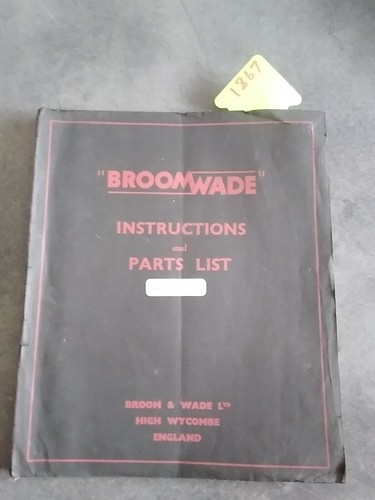 Broom wade instructions - wade,