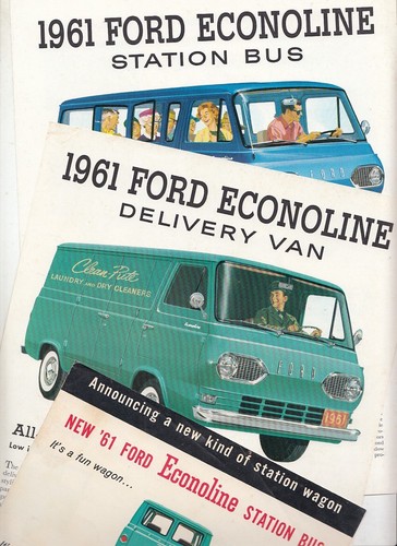 Four 1961 ford - 1961, econoline