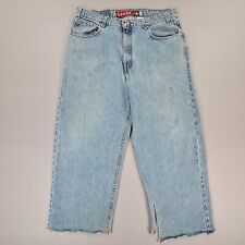 Levis Mens Baggy Jeans Blue W38 L29 Silver Tab Loose Fit 90s USA Made Skater