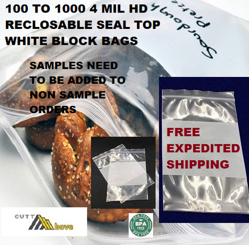Clear zip seal top lock - clear, zip-seal-top-lock